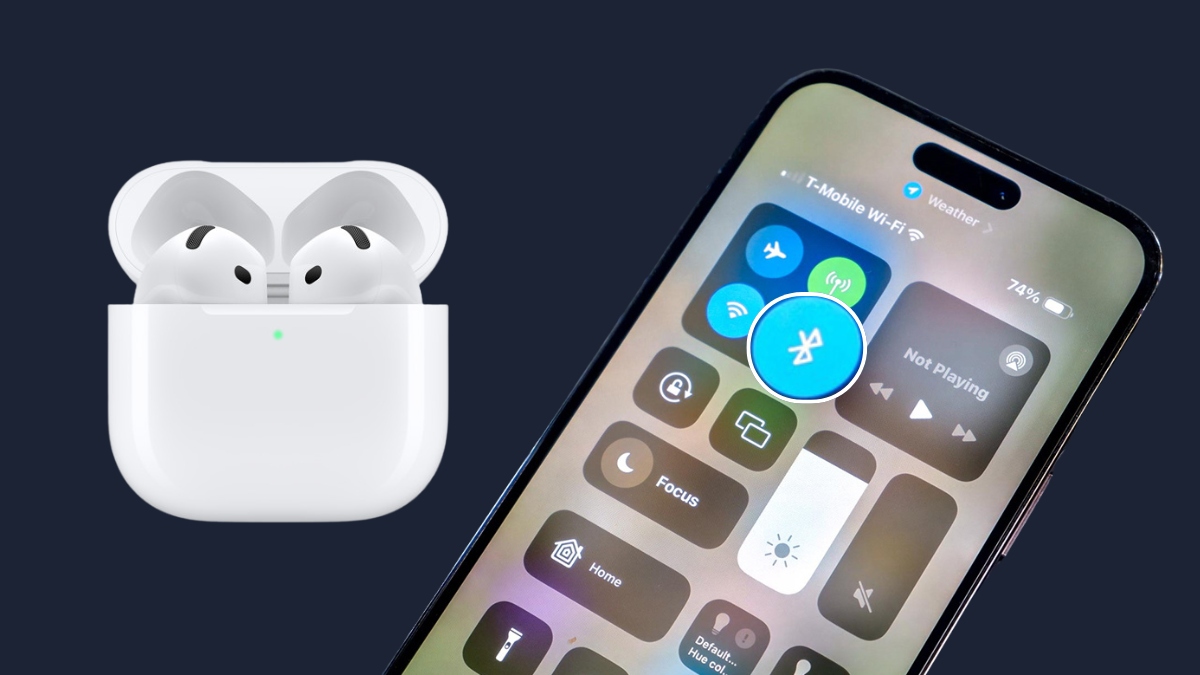Cách kiểm tra pin Airpods khi không hiển thị phần trăm pin - Kiểm tra Bluetooth