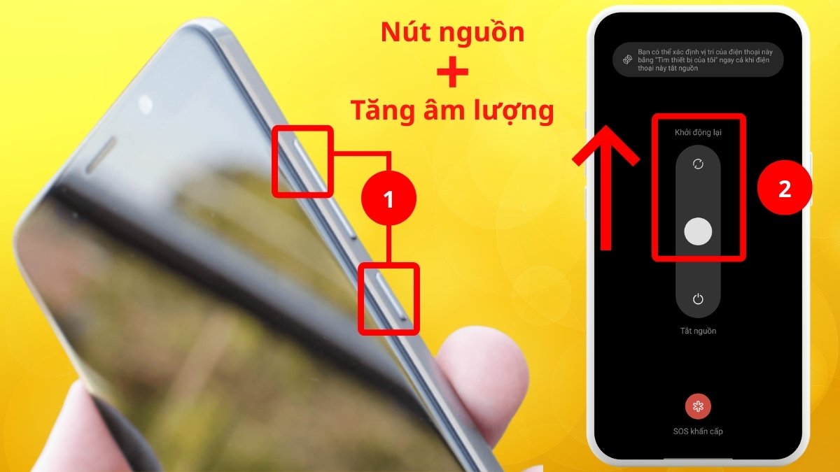 Cách làm điện thoại OPPO chạy mượt hơn - Khởi động lại máy