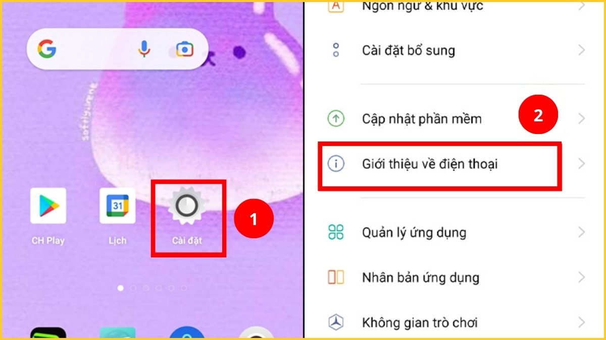 Cách làm điện thoại OPPO chạy mượt hơn - Giảm hiệu ứng hình động bước 1, 2