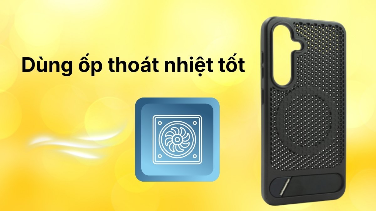 Cách làm điện thoại OPPO chạy mượt hơn - Dùng ốp thoát nhiệt tốt