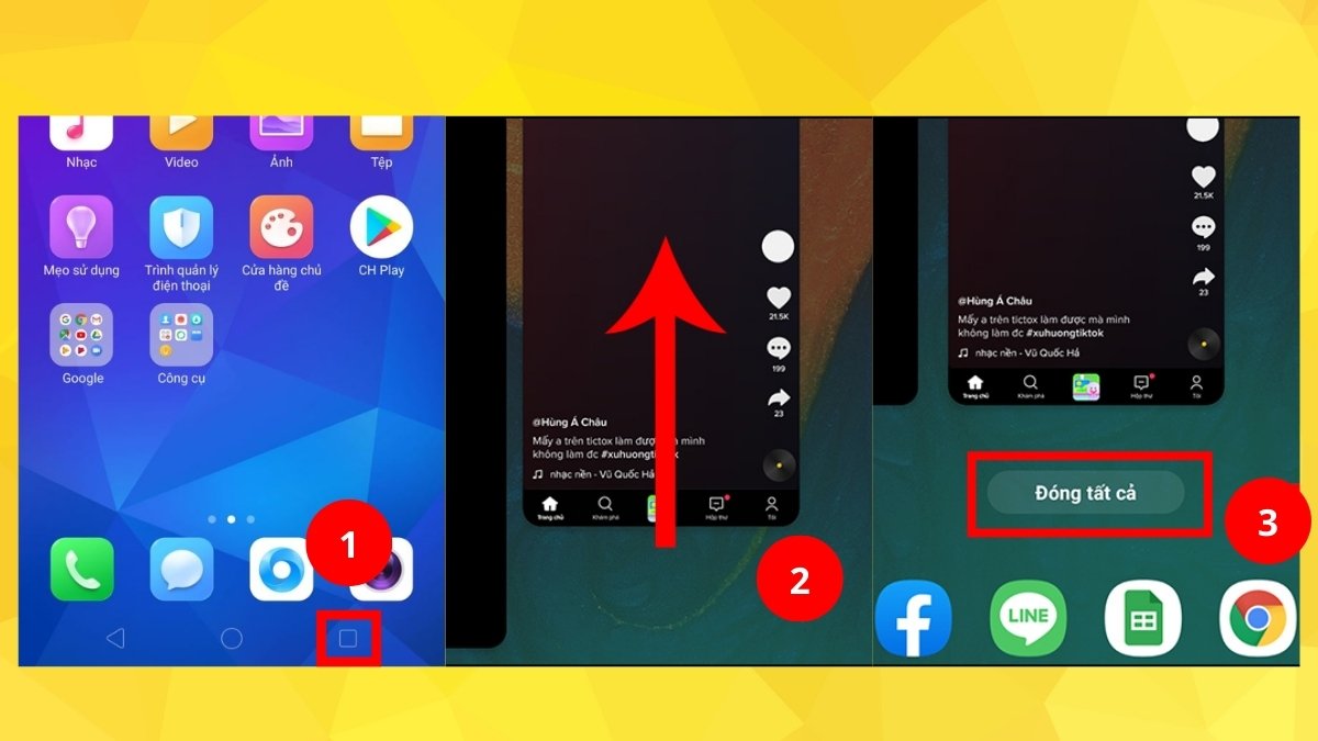 Cách làm điện thoại OPPO chạy mượt hơn - Tắt ứng dụng chạy ngầm