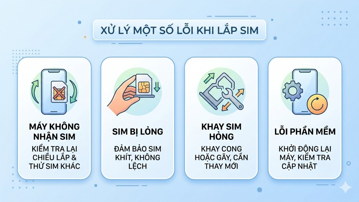 Cách lắp SIM máy Sony Xperia và cách xử lý lỗi