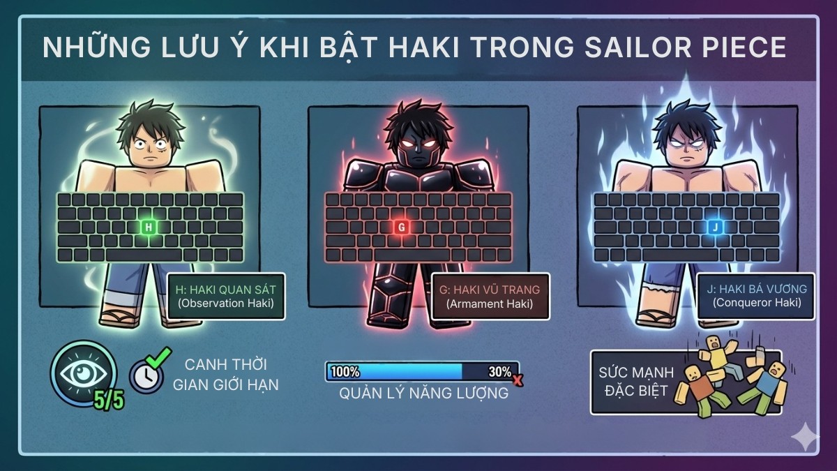 Cách lấy Haki trong Sailor Piece và các lưu ý