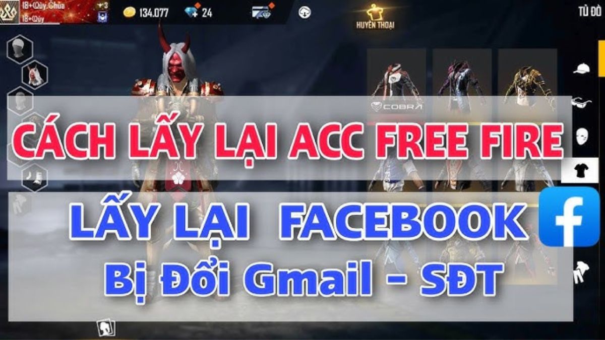 Cách lấy lại acc Free Fire khi bị mất Facebook nhanh chóng