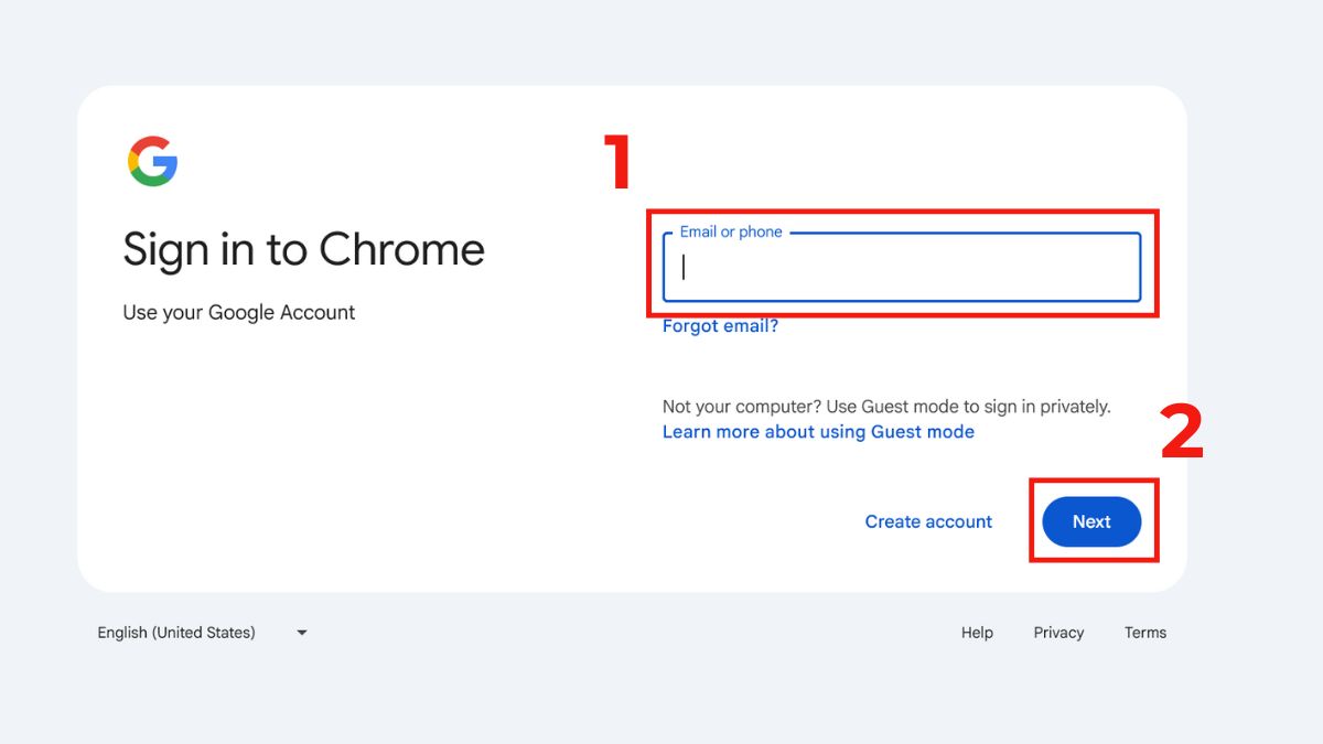 Cách lấy mã xác minh Gmail qua tin nhắn SMS hoặc cuộc gọi bước 1-1