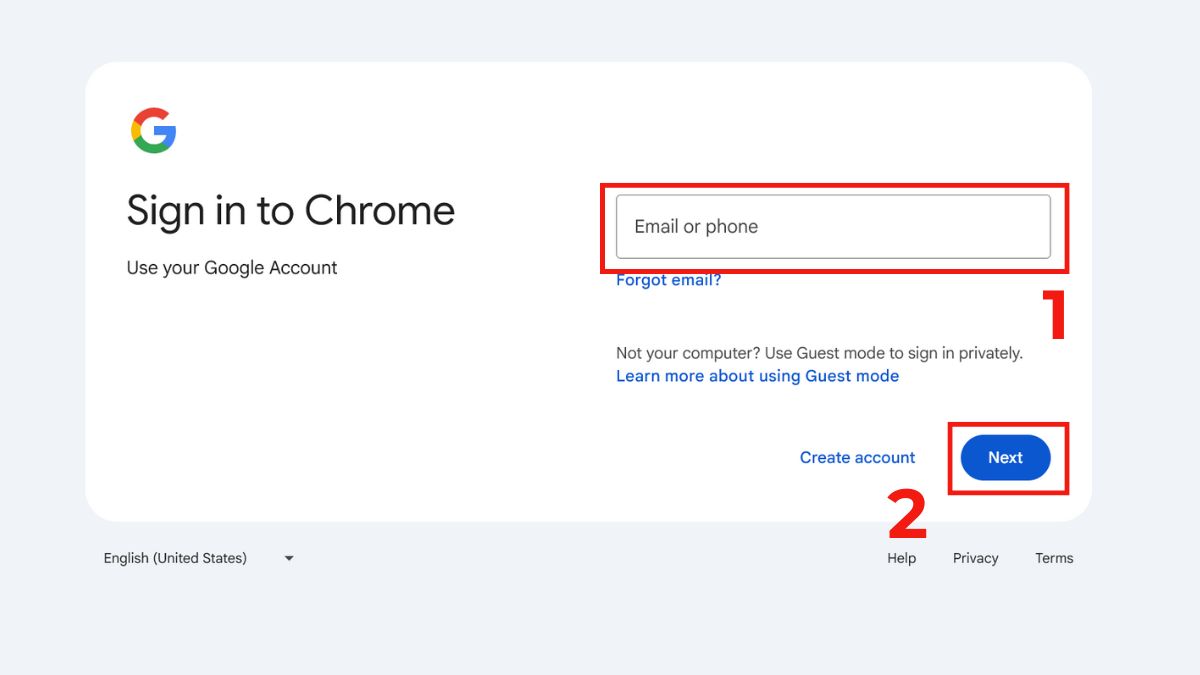 Không cần áp dụng cách lấy mã xác minh Gmail với Mã khóa bước 1