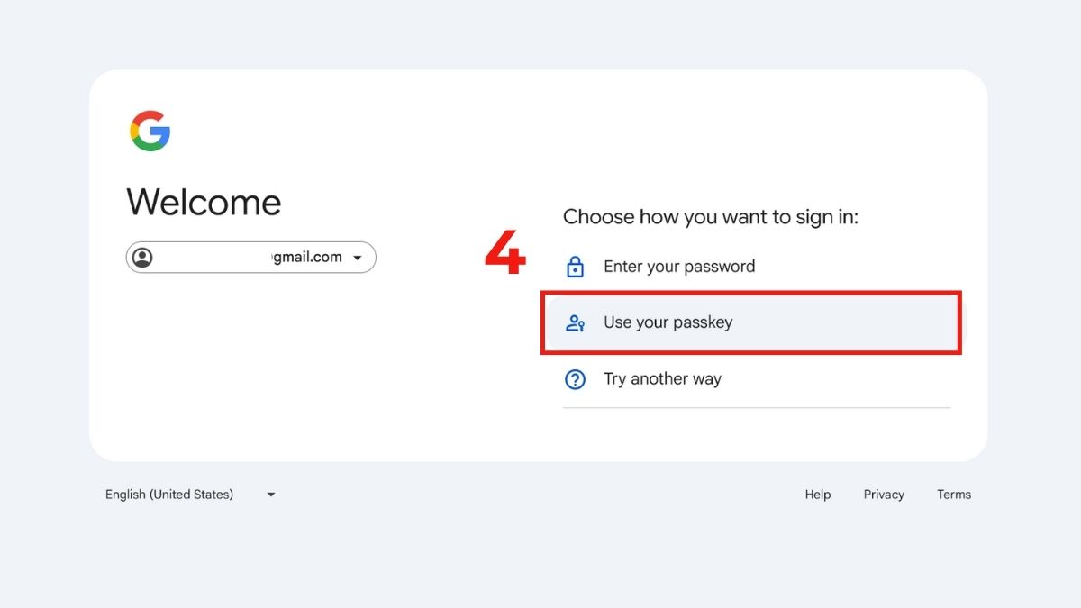 Không cần áp dụng cách lấy mã xác minh Gmail với Mã khóa bước 2-2