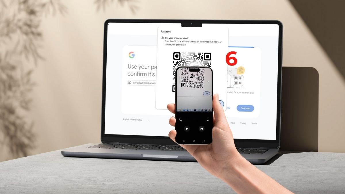 Không cần áp dụng cách lấy mã xác minh Gmail với Mã khóa bước 3-2