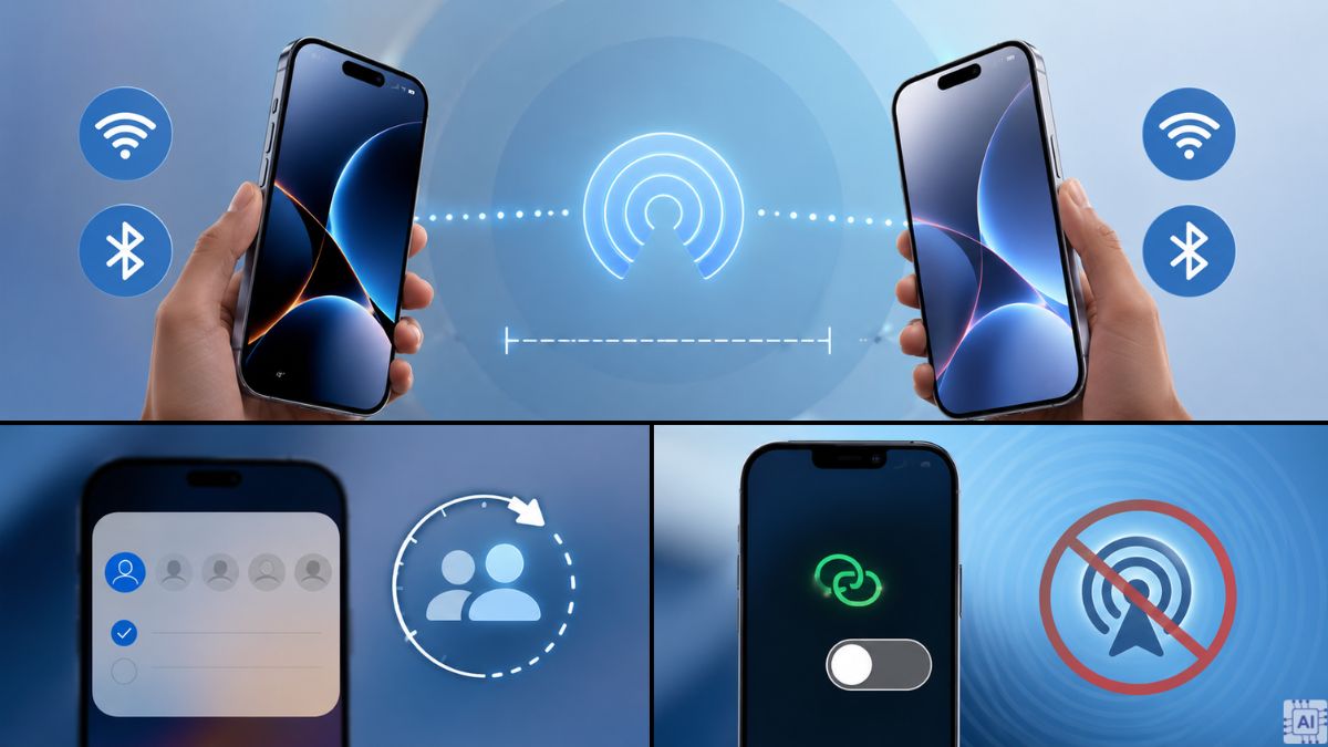 Cách mở Airdrop iPhone 17 và các lưu ý
