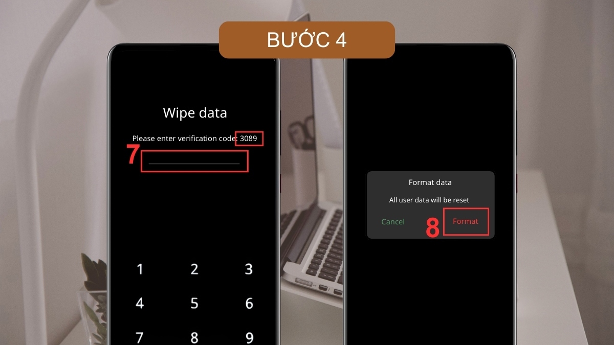 Cách mở khóa OPPO khi quên mật khẩu bằng Hard Reset bước 4