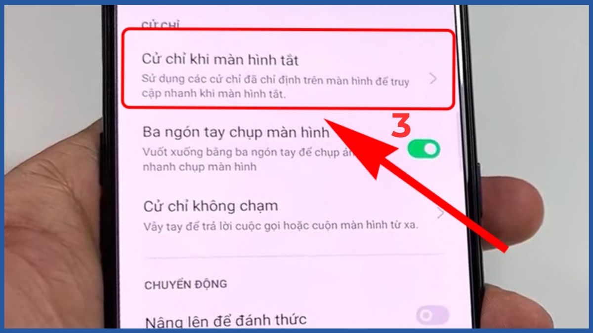 Cách mở nguồn Oppo khi nút nguồn bị liệt - Chạm 2 lần để bật màn hình bước 3
