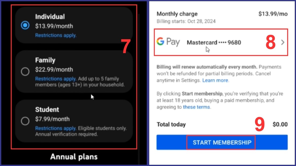 Cách nghe nhạc trên YouTube khi tắt màn hình Xiaomi với YouTube Premium bước 4