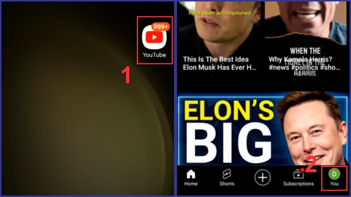 Cách nghe nhạc trên YouTube khi tắt màn hình Xiaomi với YouTube Premium bước 1