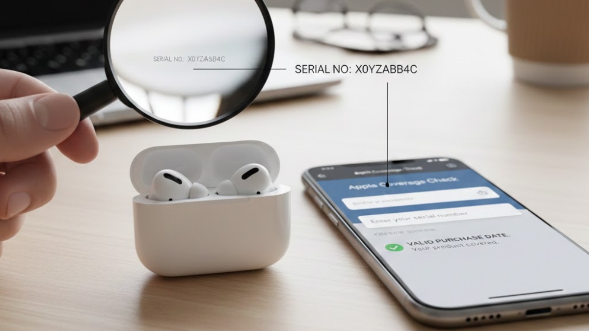 Cách nhận biết Airpods Pro chính hãng - Kiểm tra số Serial