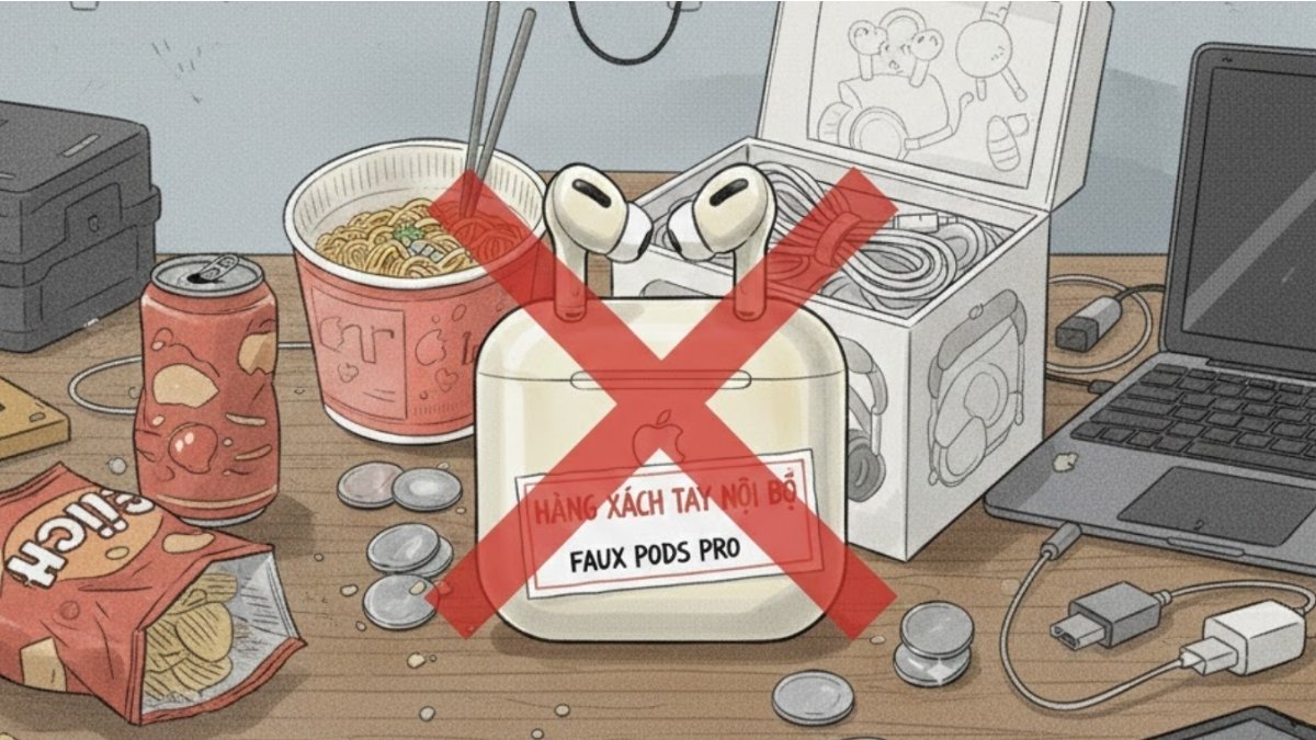 Cách nhận biết Airpods Pro chính hãng - Cảnh báo 1 số thủ đoạn làm giả