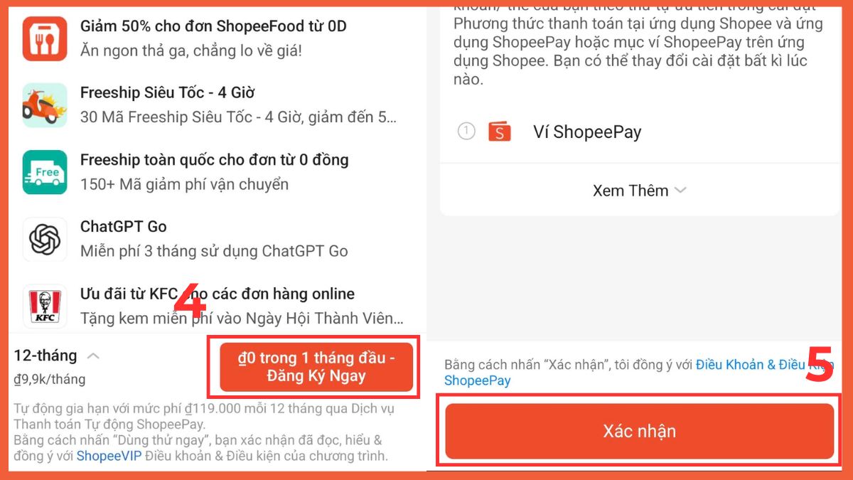 Cách nhận ChatGPT Plus miễn phí qua Shopee VIP bước 1-1