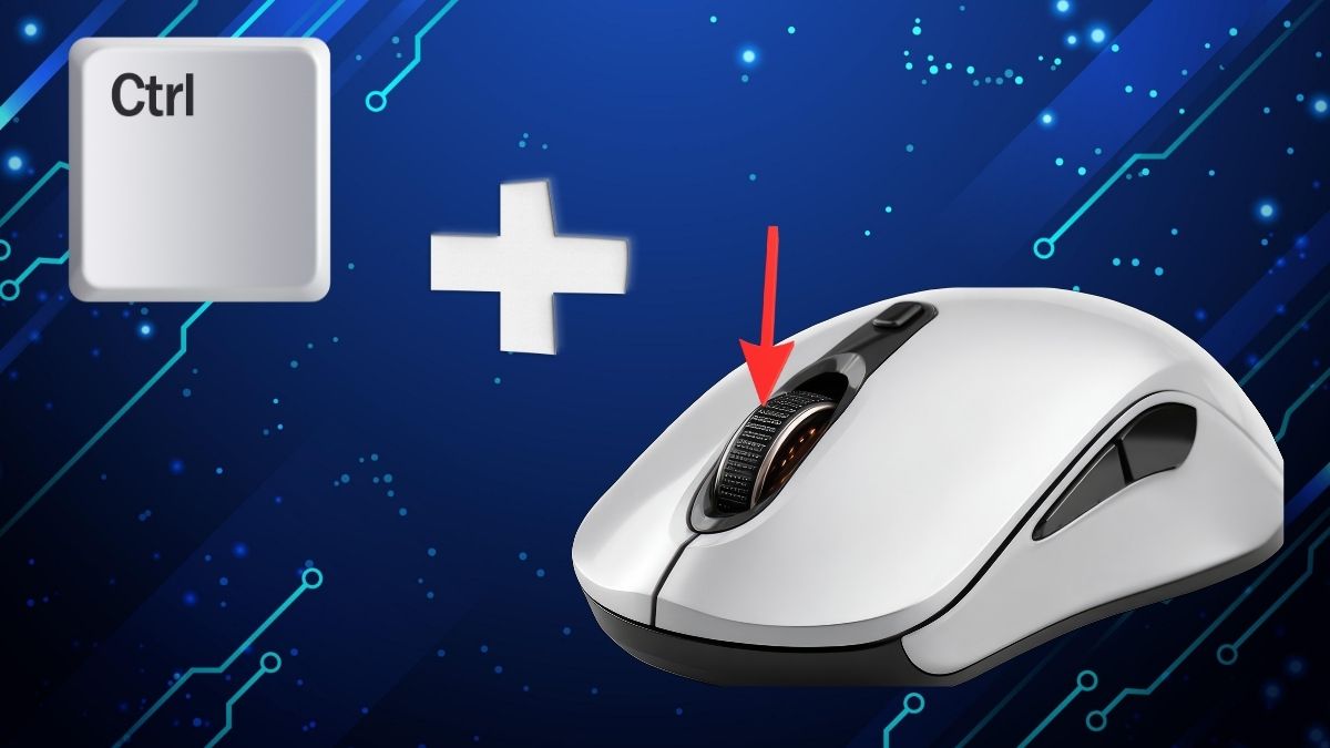 Cách sử dụng chuột máy tính - Thu nhỏ phóng to màn hình