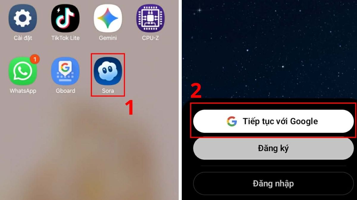 Cách sử dụng Sora Chatgpt - Cách đăng ký bước 1, 2