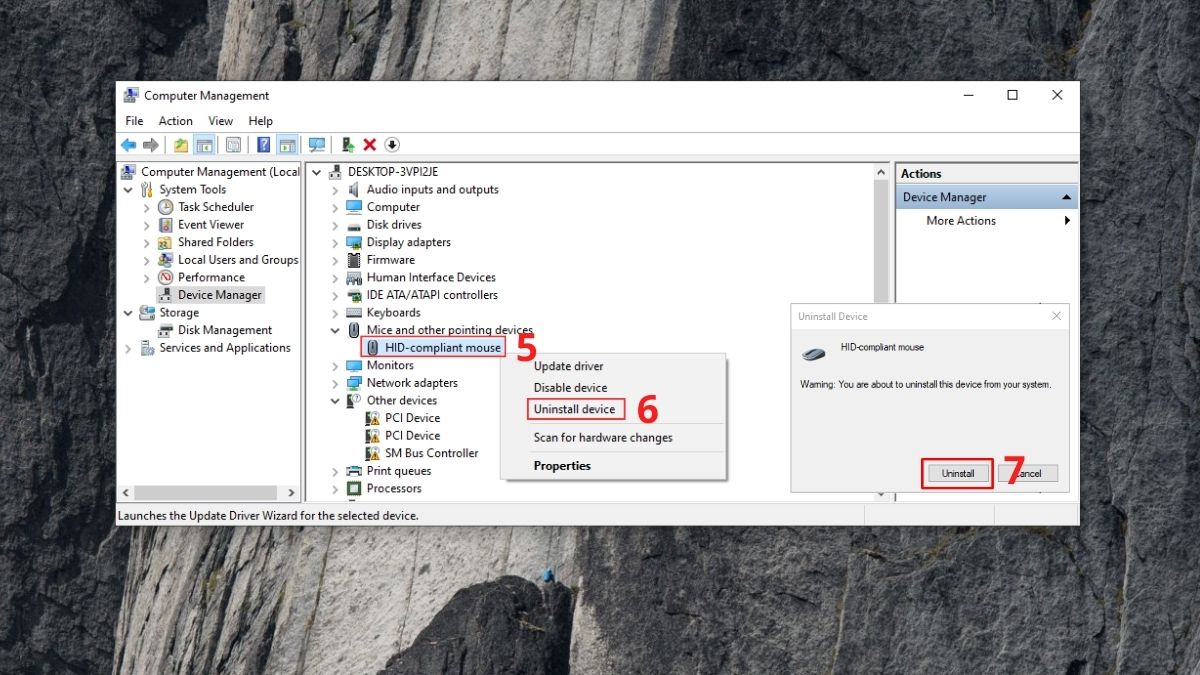 Cách sửa chuột không dây không sáng đèn - Cài lại Driver chuột bước 3