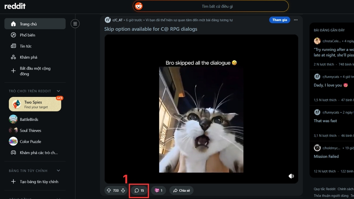 Cách tải video trên Reddit bằng Bot Reddit bước 1