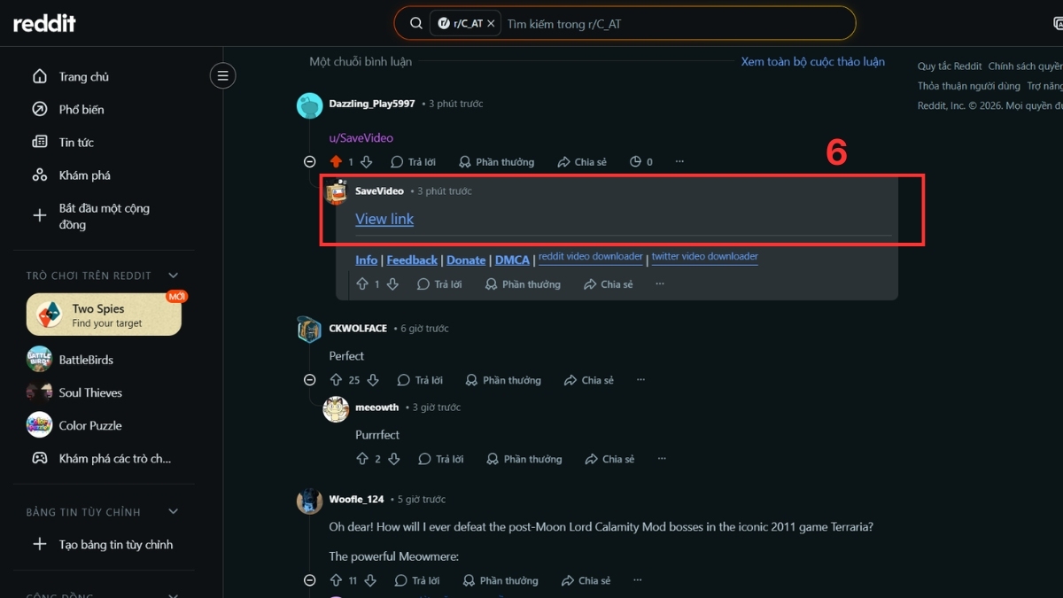 Cách tải video trên Reddit bằng Bot Reddit bước 4