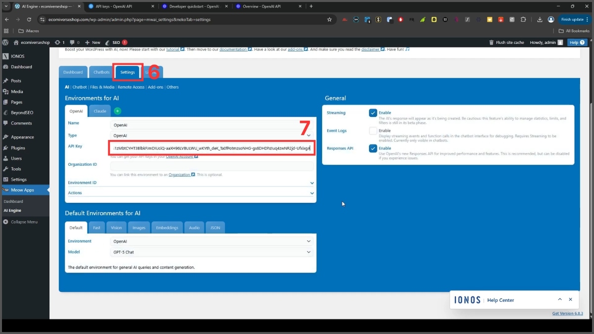 Cách tạo chatbot bằng ChatGPT qua API bước 2-2