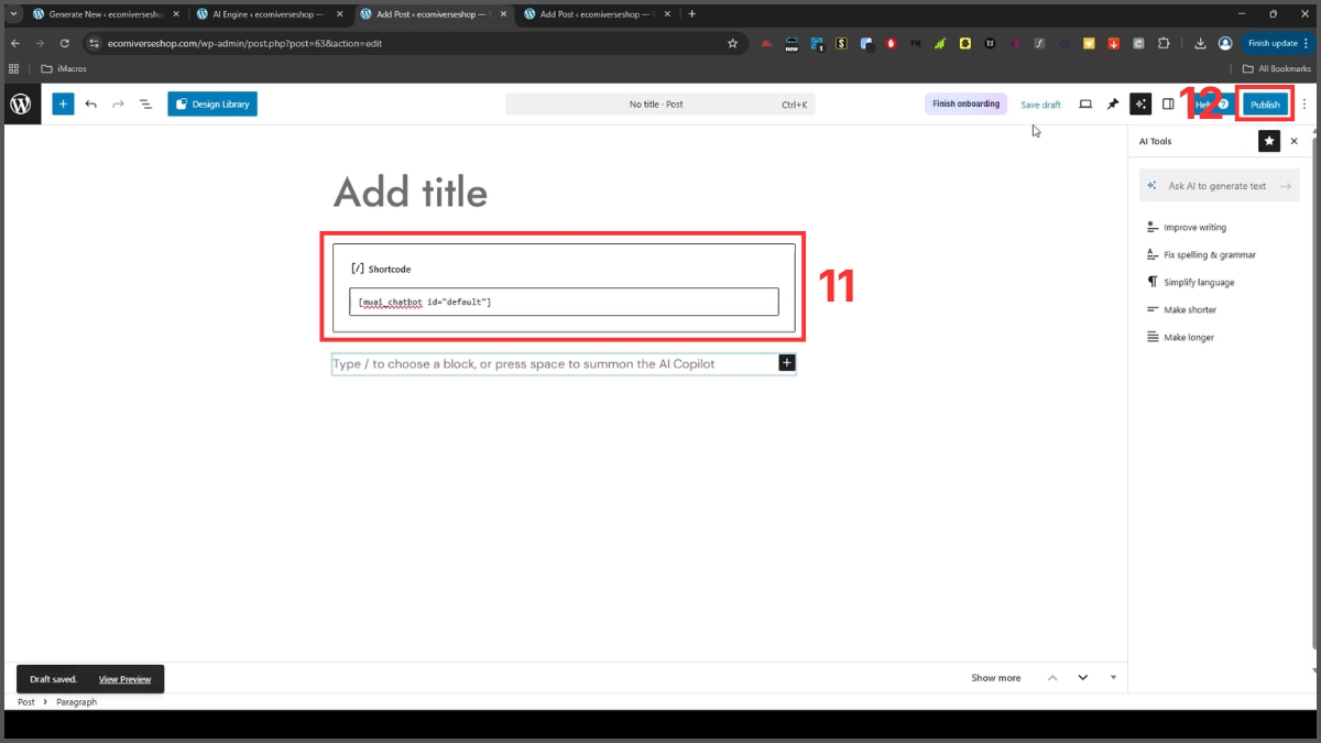 Cách tạo chatbot bằng ChatGPT qua API bước 4-2