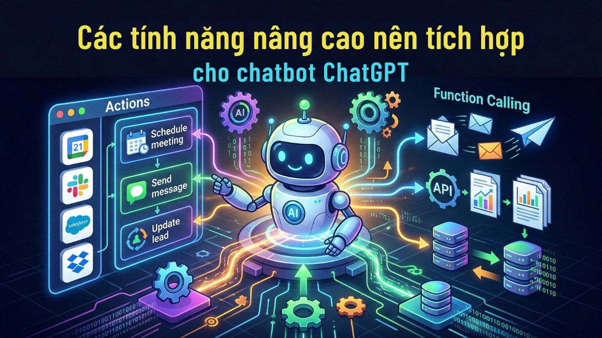 Tạo chatbot bằng ChatGPT với các tính năng nâng cao
