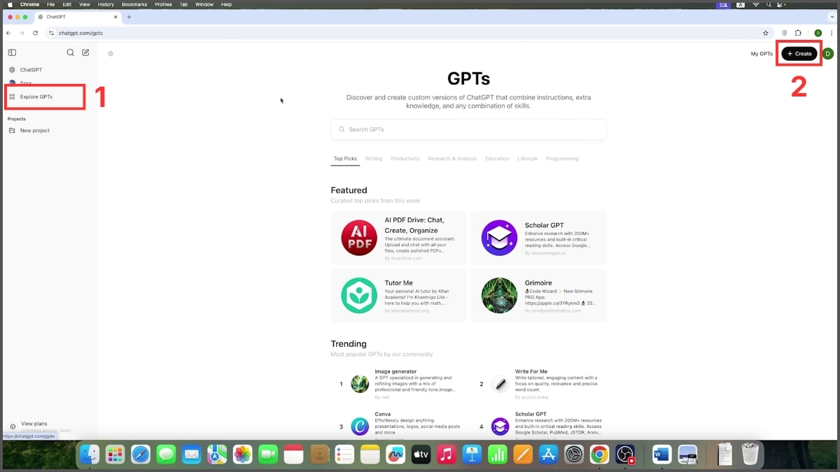 Cách tạo chatbot bằng ChatGPT không cần biết lập trình bước 1