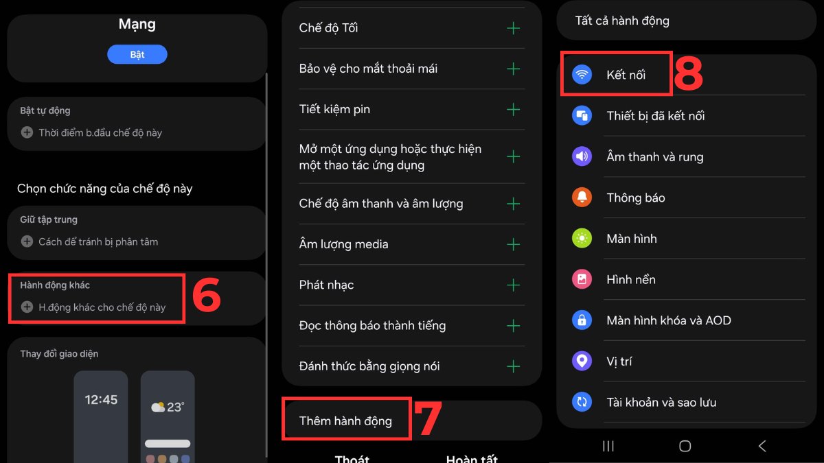 Cách tắt 5G trên Samsung tự động bước 3