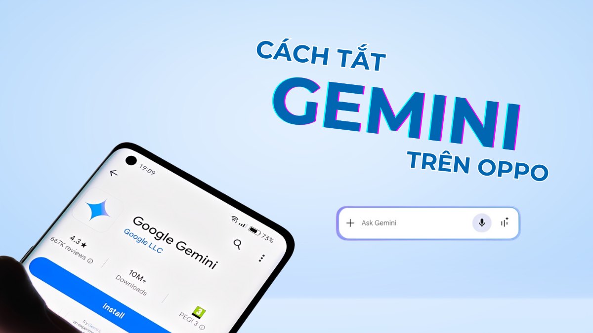Cách tắt Gemini trên OPPO nhanh chóng trong 30s