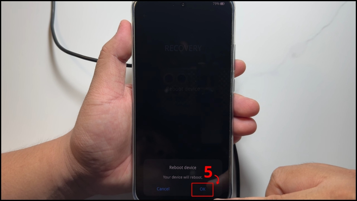 Cách mở nguồn OPPO không cần nút nguồn bước 4