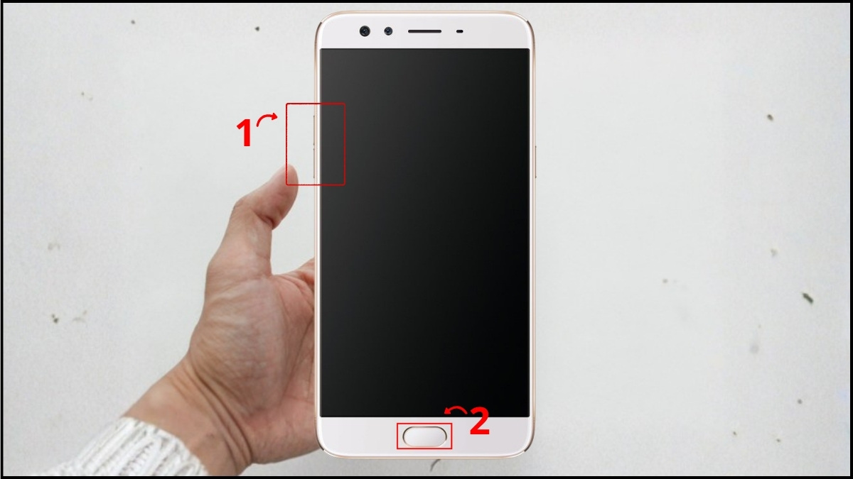 Cách mở nguồn OPPO không cần nút nguồn bằng nút Homebước 