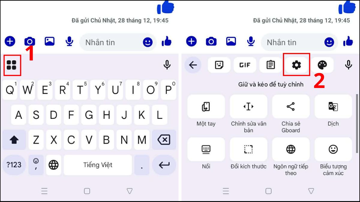 Cách tắt sửa lỗi chính tả trên OPPO bước 1
