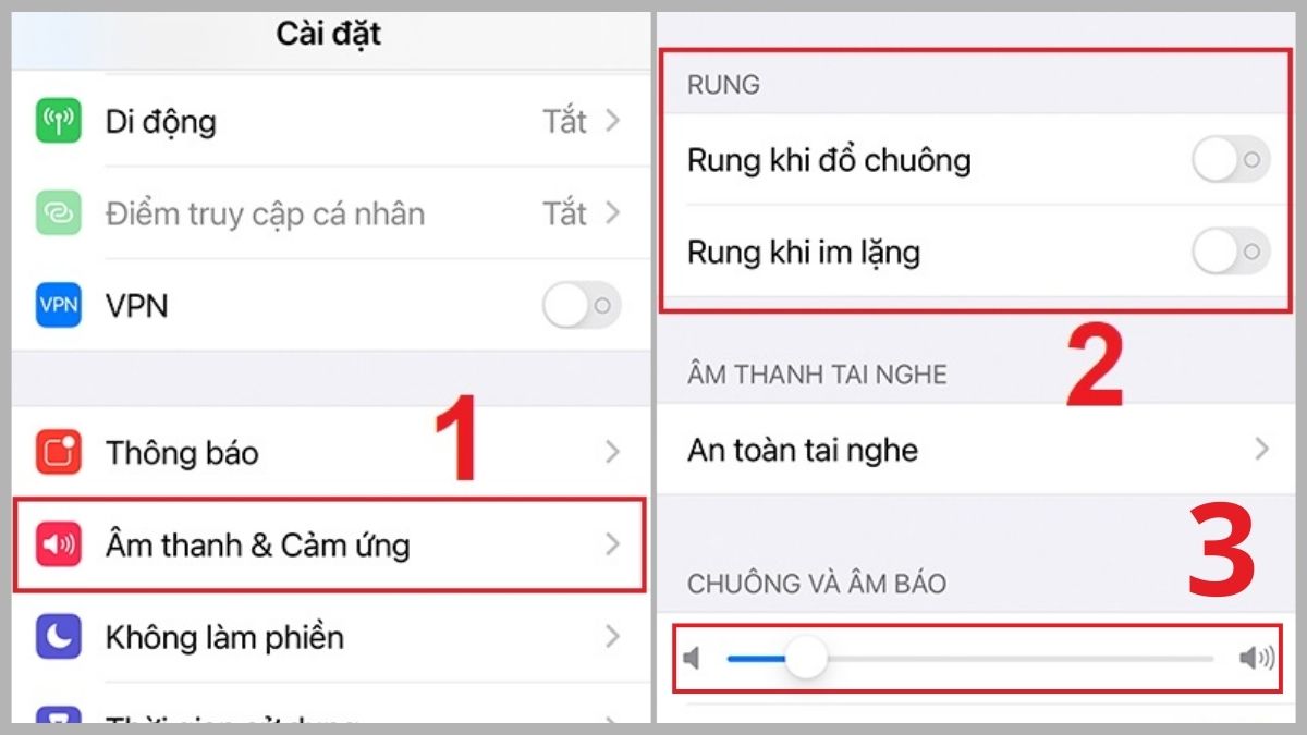 Cách tắt thông báo trên điện thoại OPPO - Tắt âm thanh và rung