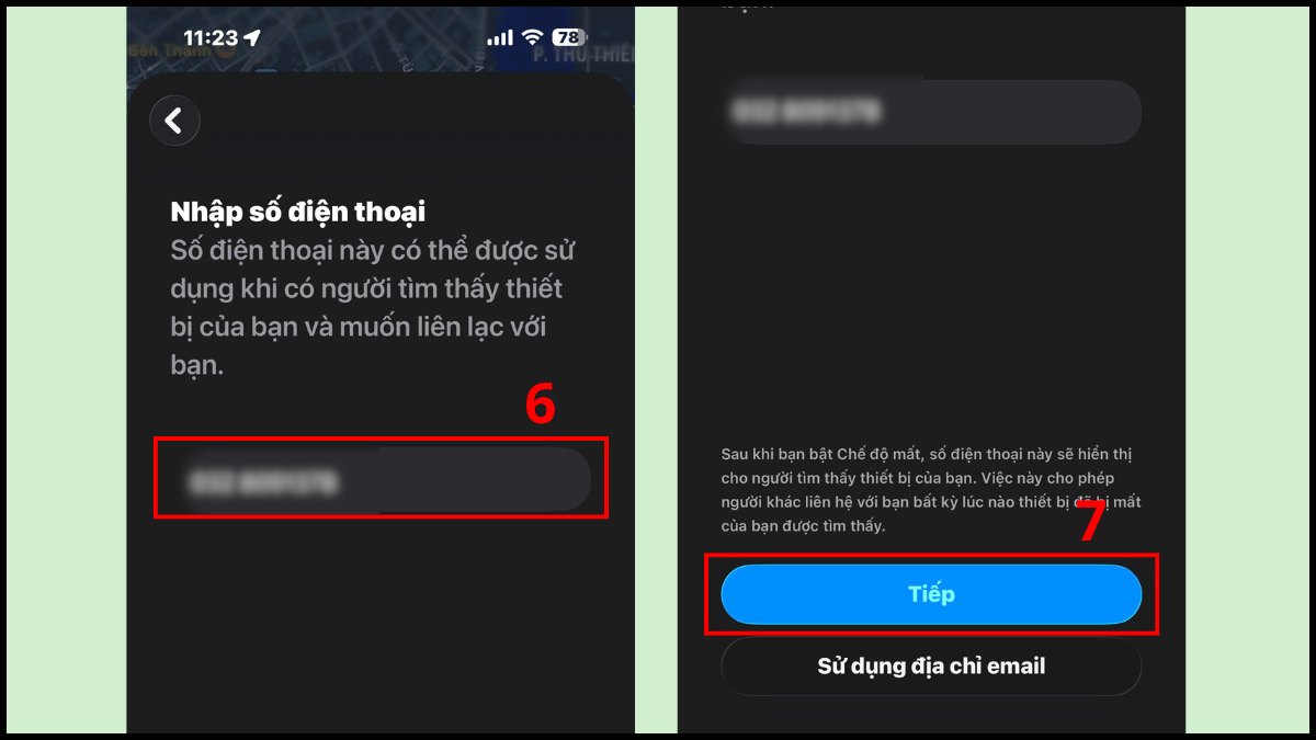 Cách tìm airpods bị mất - Bật chế độ mất AirPods bước 3