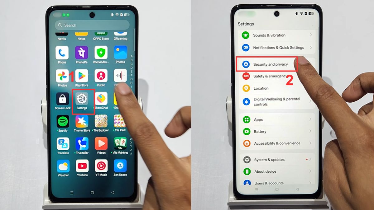 Cách tìm điện thoại OPPO bị mất - Kích hoạt Find My Phone bước 1