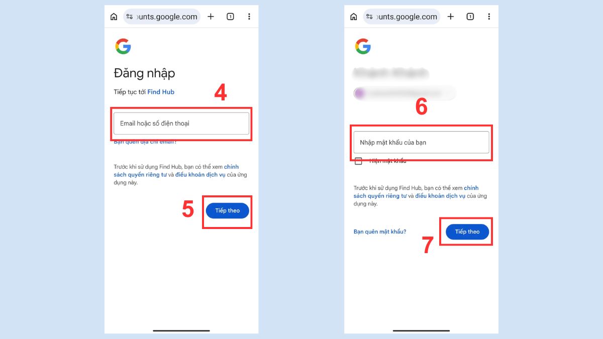 Cách tìm điện thoại OPPO bị mất bằng Find My Phone bước 2