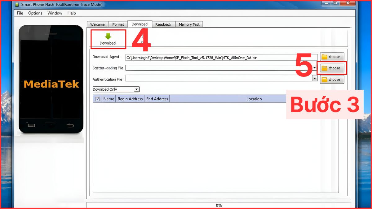Cách up ROM OPPO với Flash Tool bước 3