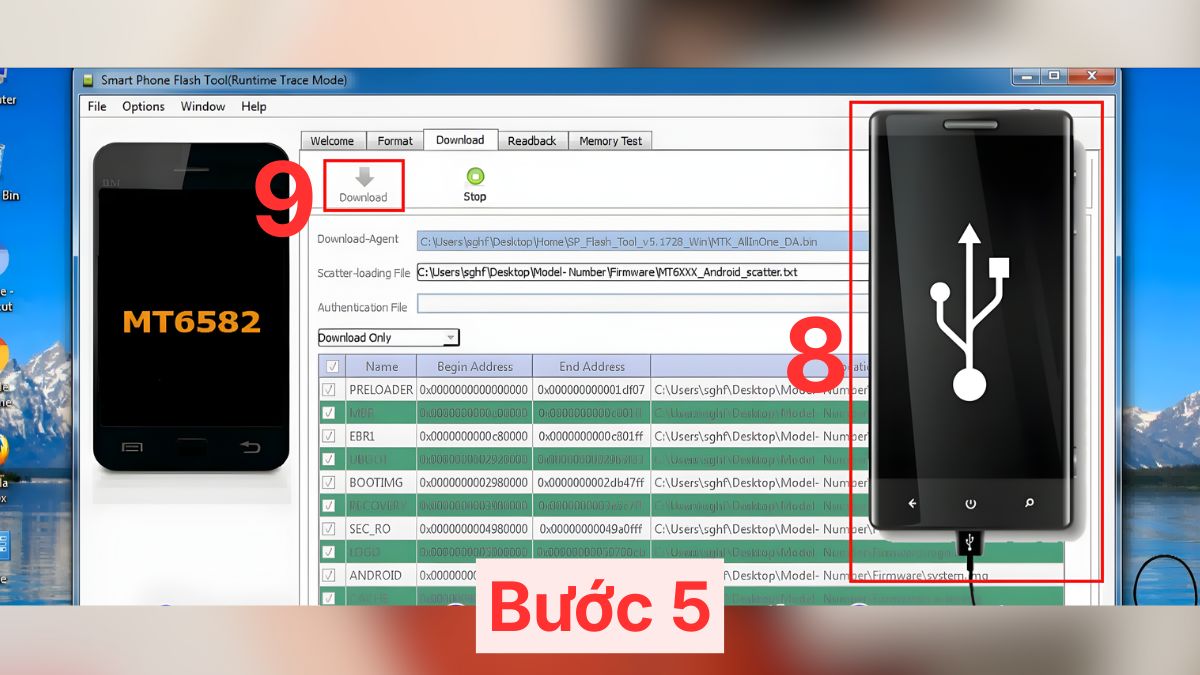 Cách up ROM OPPO với Flash Tool bước 5