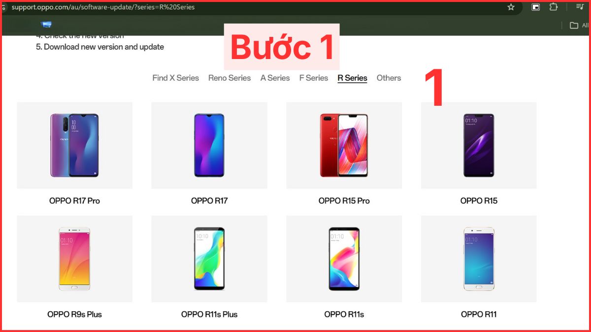 Cách up ROM OPPO từ Recovery Mode bước 1