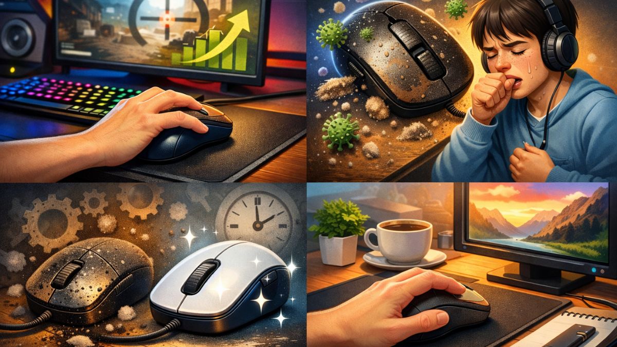 Tại sao nên vệ sinh chuột máy tính