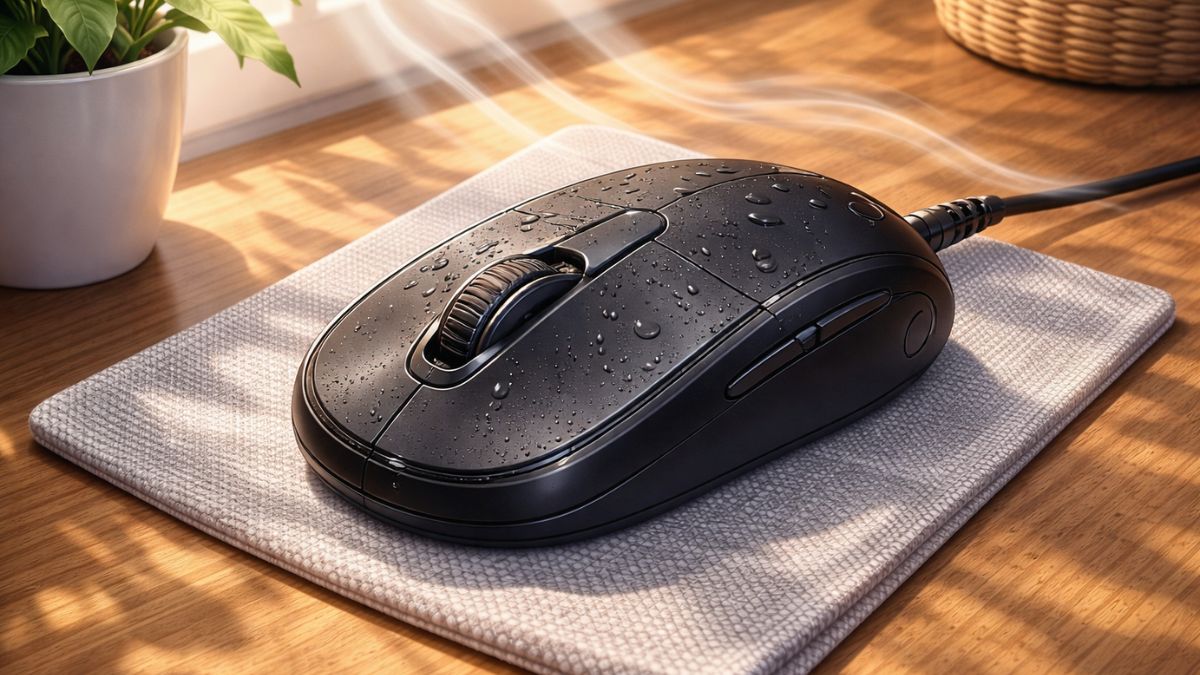 Cách vệ sinh chuột máy tính - Để chuột khô hoàn toàn