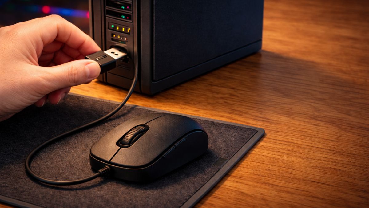 Cách vệ sinh chuột máy tính - Ngắt kết nối chuột