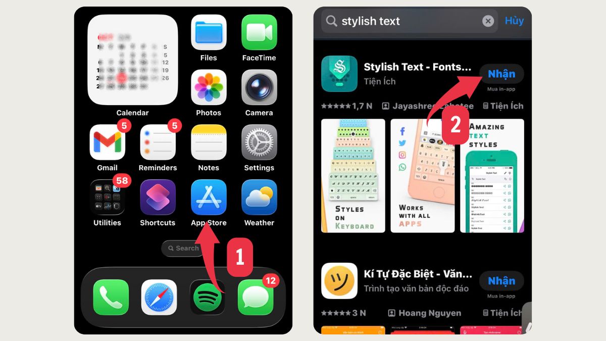 Cách viết chữ đậm trên Facebook bằng điện thoại - Tải ứng dụng Stylish