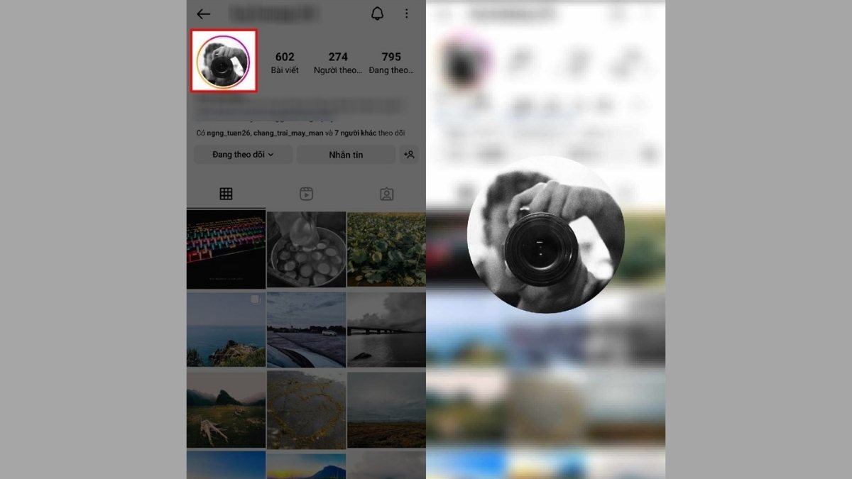 Cách xem ảnh đại diện Instagram của người khác