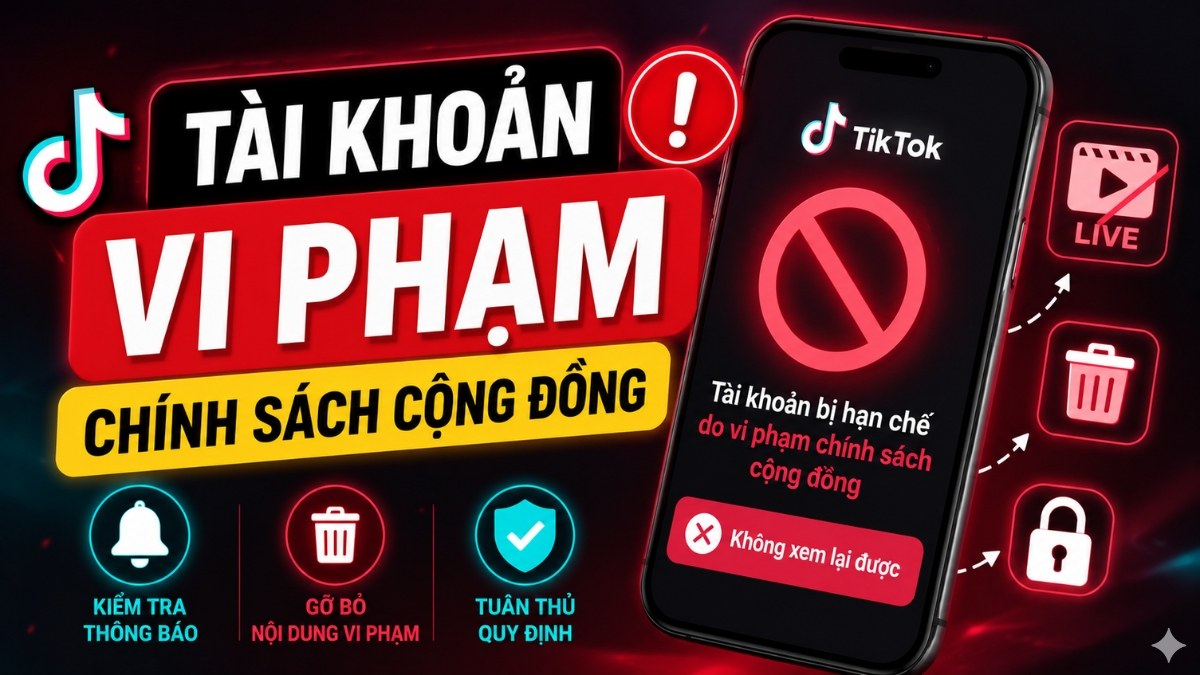 Cách xem lại live trên TikTok - Không xem được live bị vi phạm chính sách