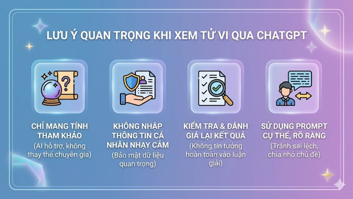 Cách xem tử vi bằng ChatGPT và lưu ý quan trọng