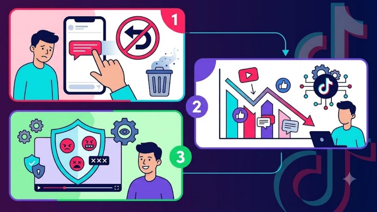 Cách xóa bình luận trên TikTok và lưu ý