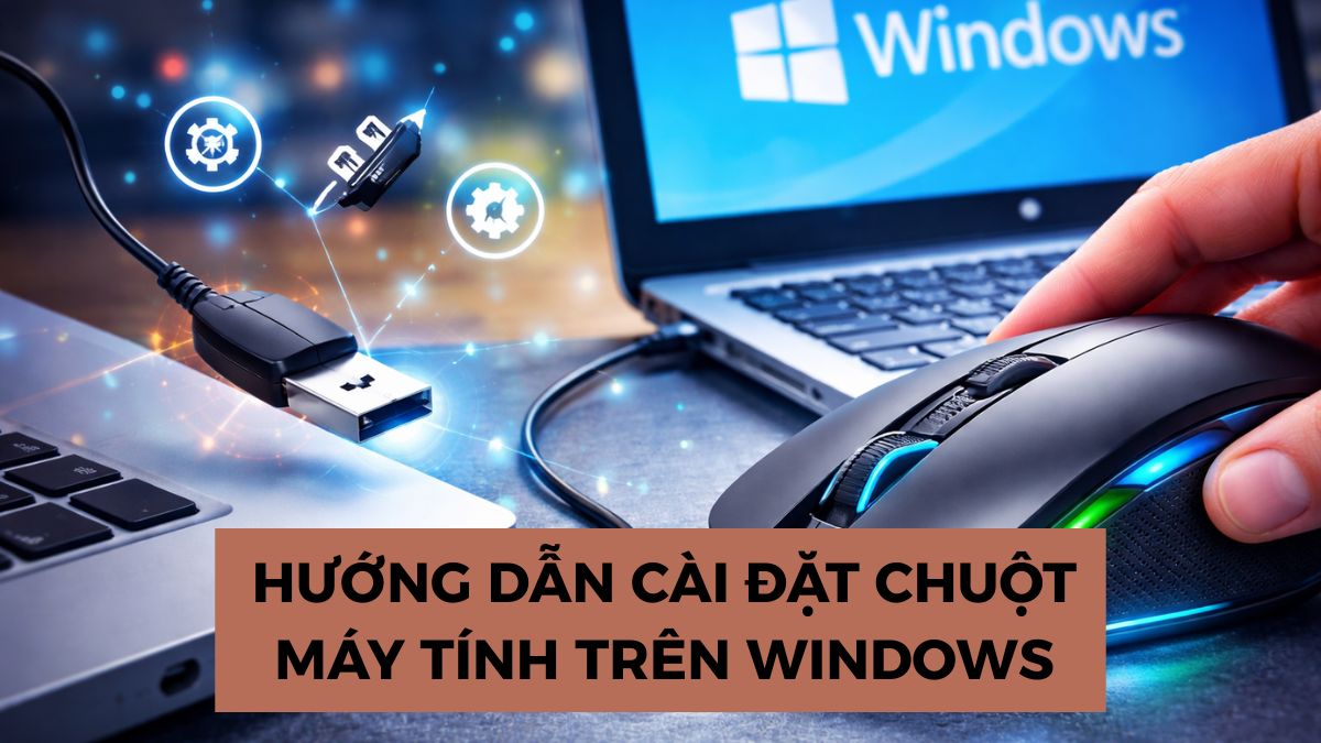 Hướng dẫn cài đặt chuột máy tính trên Windows